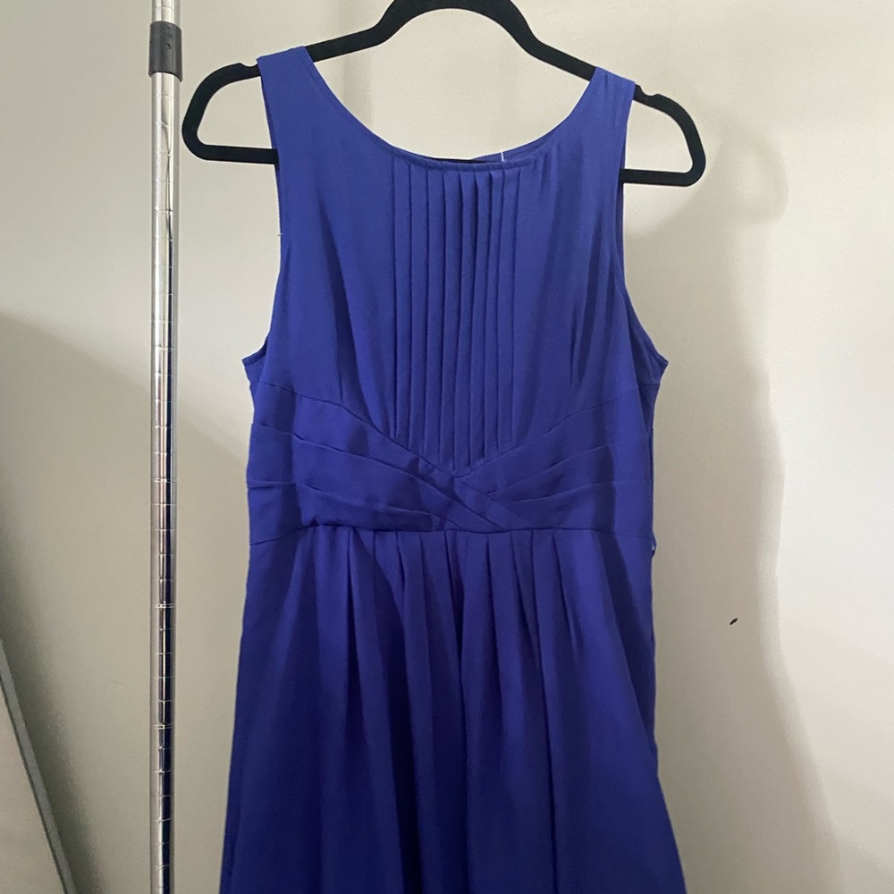 Indigo thigh high dress